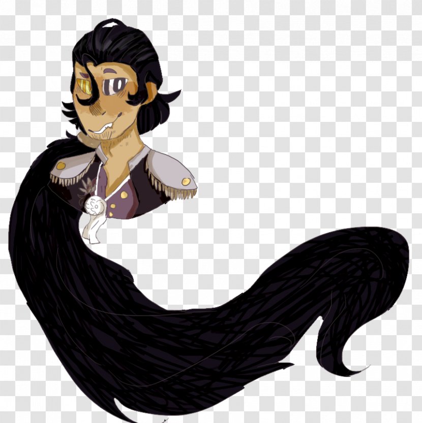 Mermaid Cartoon Black Hair - Oh My God Transparent PNG