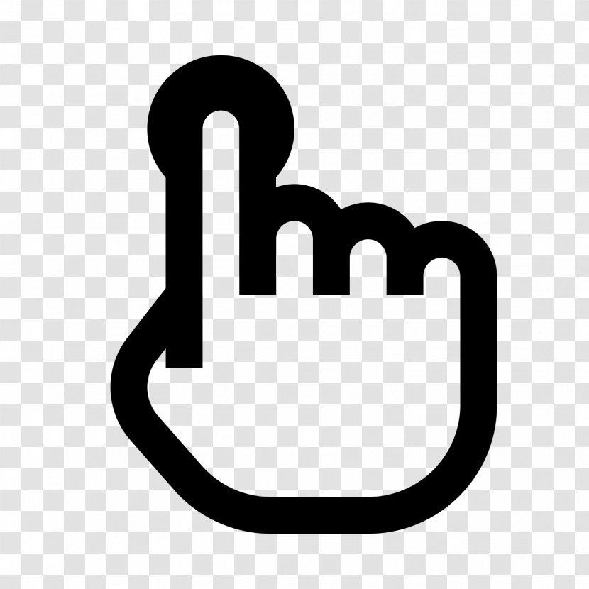 Text Font Line Logo Hand - Symbol - Finger Transparent PNG
