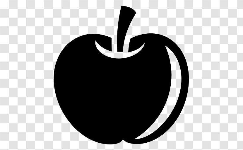Black And White Apple Clip Art Transparent PNG