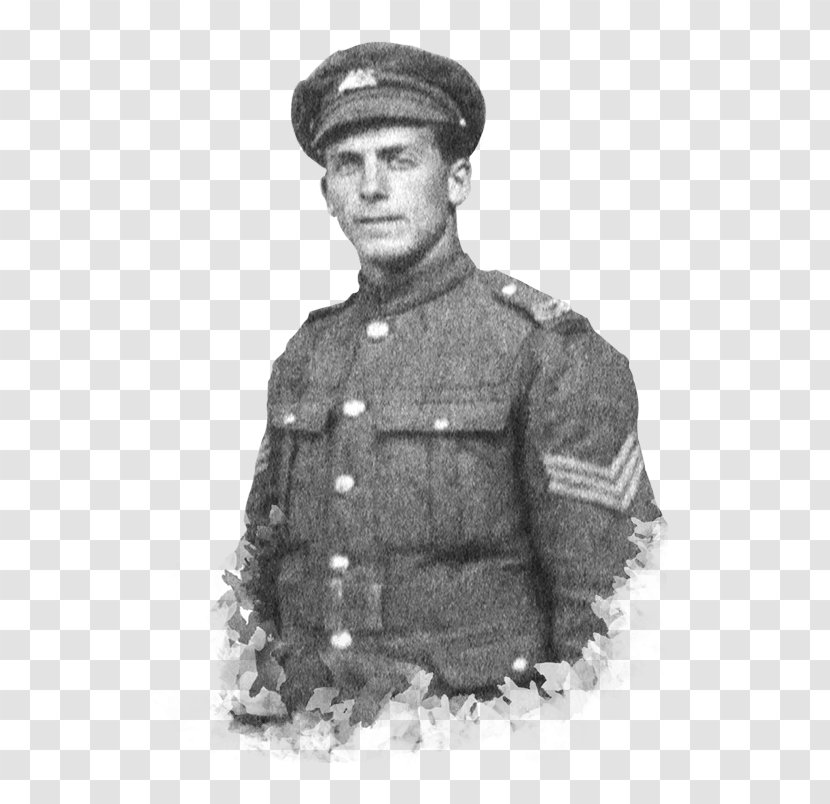 Black And White Military Soldier First World War - Monochrome Transparent PNG