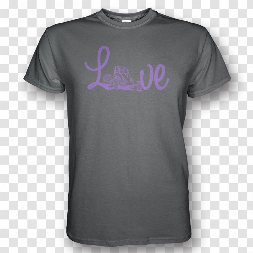 T-shirt Logo Sleeve - Purple - Wing Love Transparent PNG