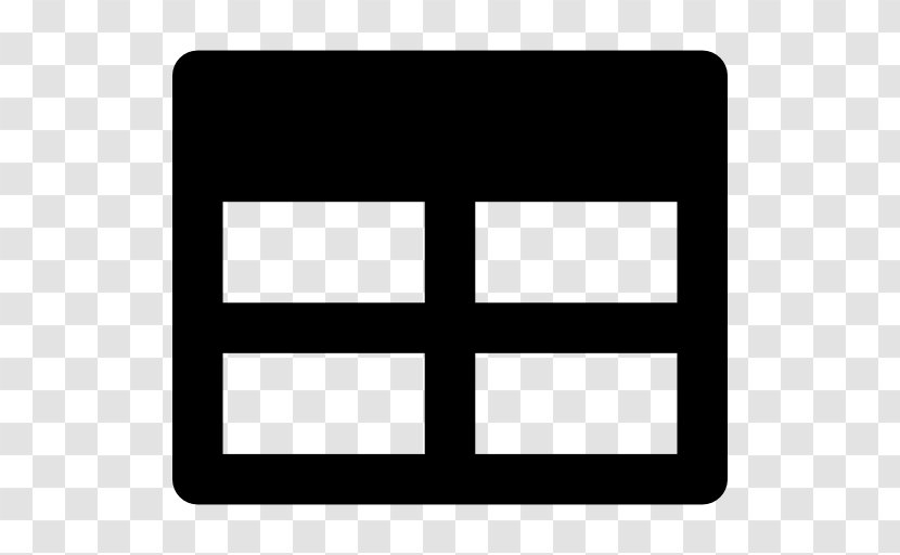 Brand Rectangle Area - Black - Microsoft Excel Transparent PNG