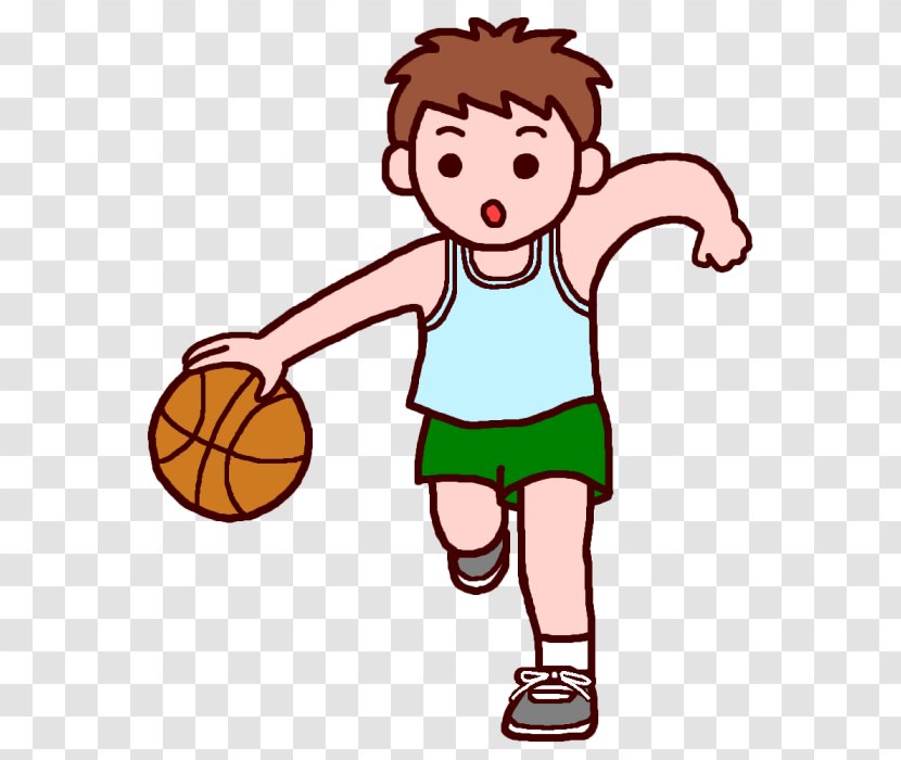 Basketball Dribbling Streetball Clip Art - Cartoon Transparent PNG
