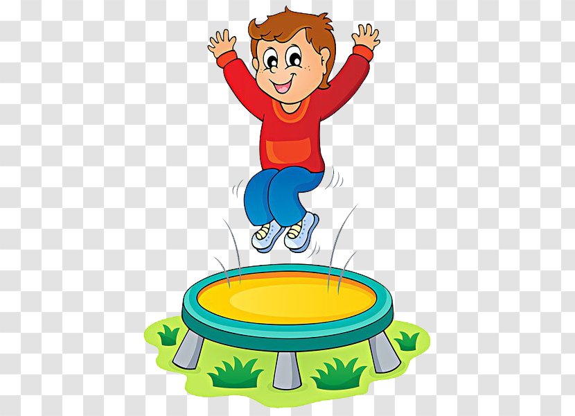 Jumping Royalty-free Clip Art - Product - Child Trampoline Transparent PNG
