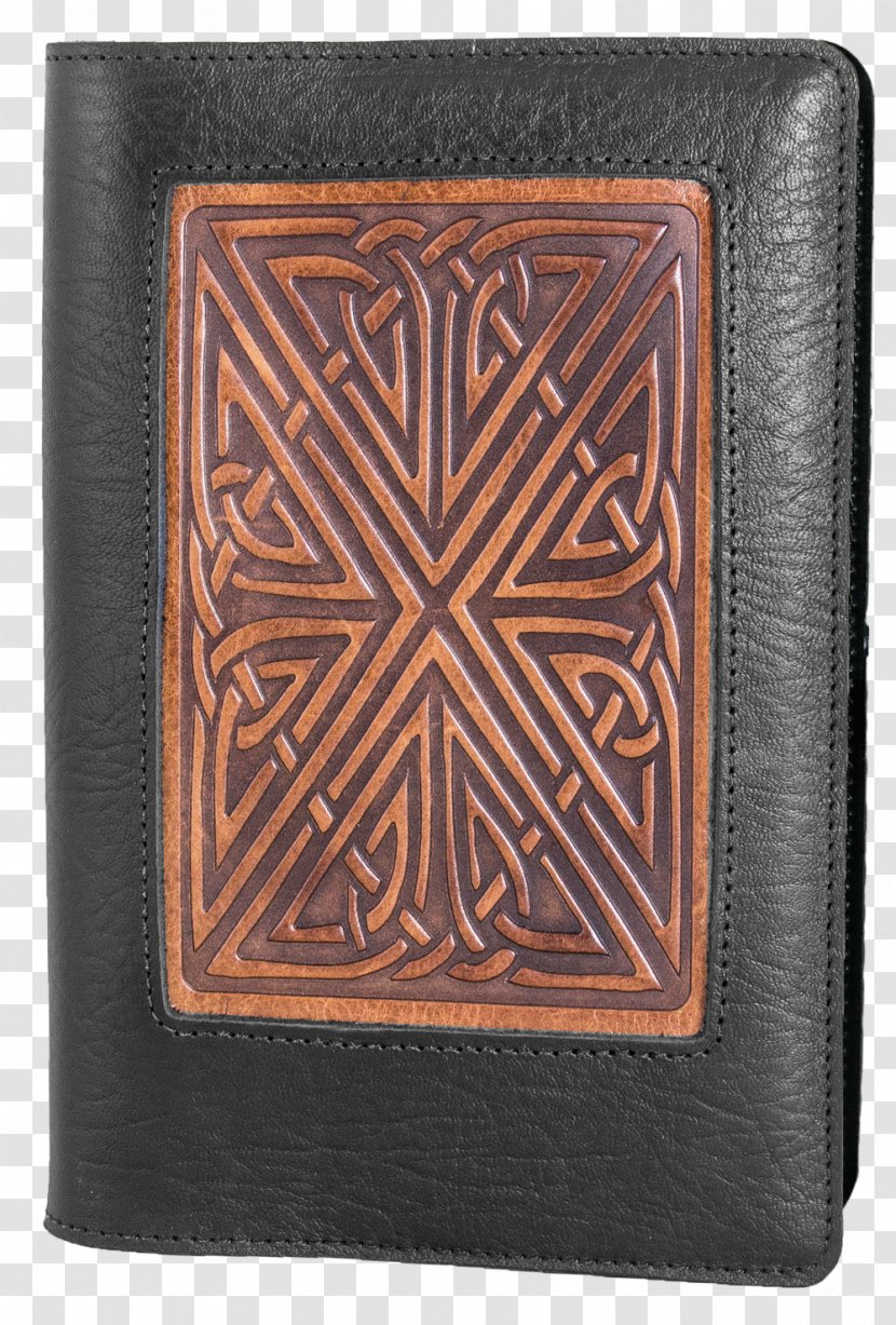 Letherwerks Celtic Knot Celts Wallet Book Cover - Leather Transparent PNG