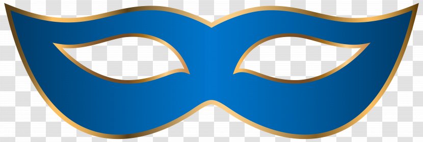 Cobalt Blue Mask Headgear - Goggles - Masquerade Transparent PNG