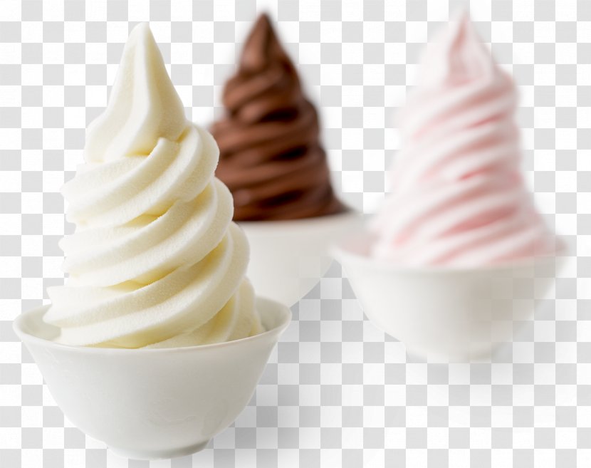 Ice Cream Sorbet Frozen Yogurt Dessert - Soft Serve Transparent PNG