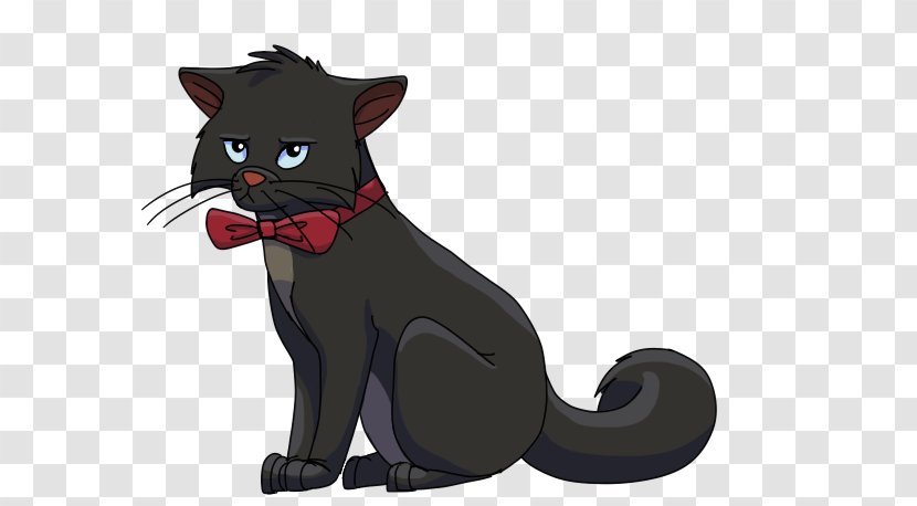 Kitten Whiskers Thomas O'Malley Berlioz Cat - Black - Marie Aristocats Transparent PNG