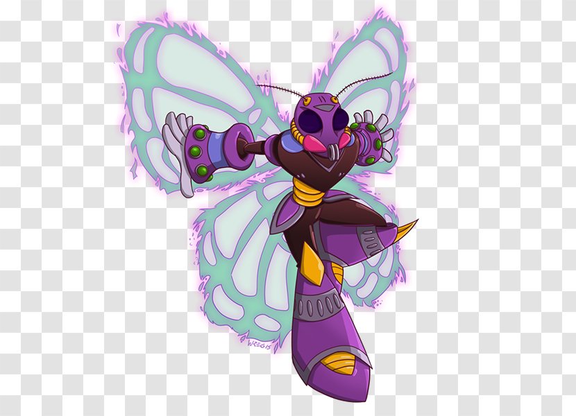 Mega Man X7 X3 Moth Fan Art - Moths And Butterflies - Renato Augusto Transparent PNG