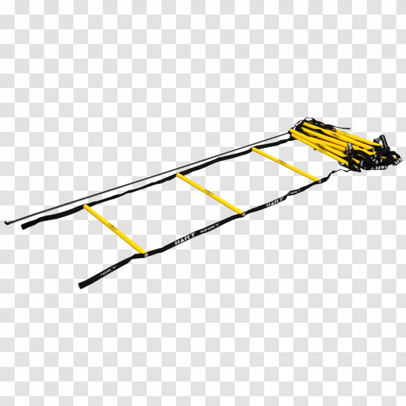 Sport Ladder Athlete Agility Plastic - Yellow Transparent PNG