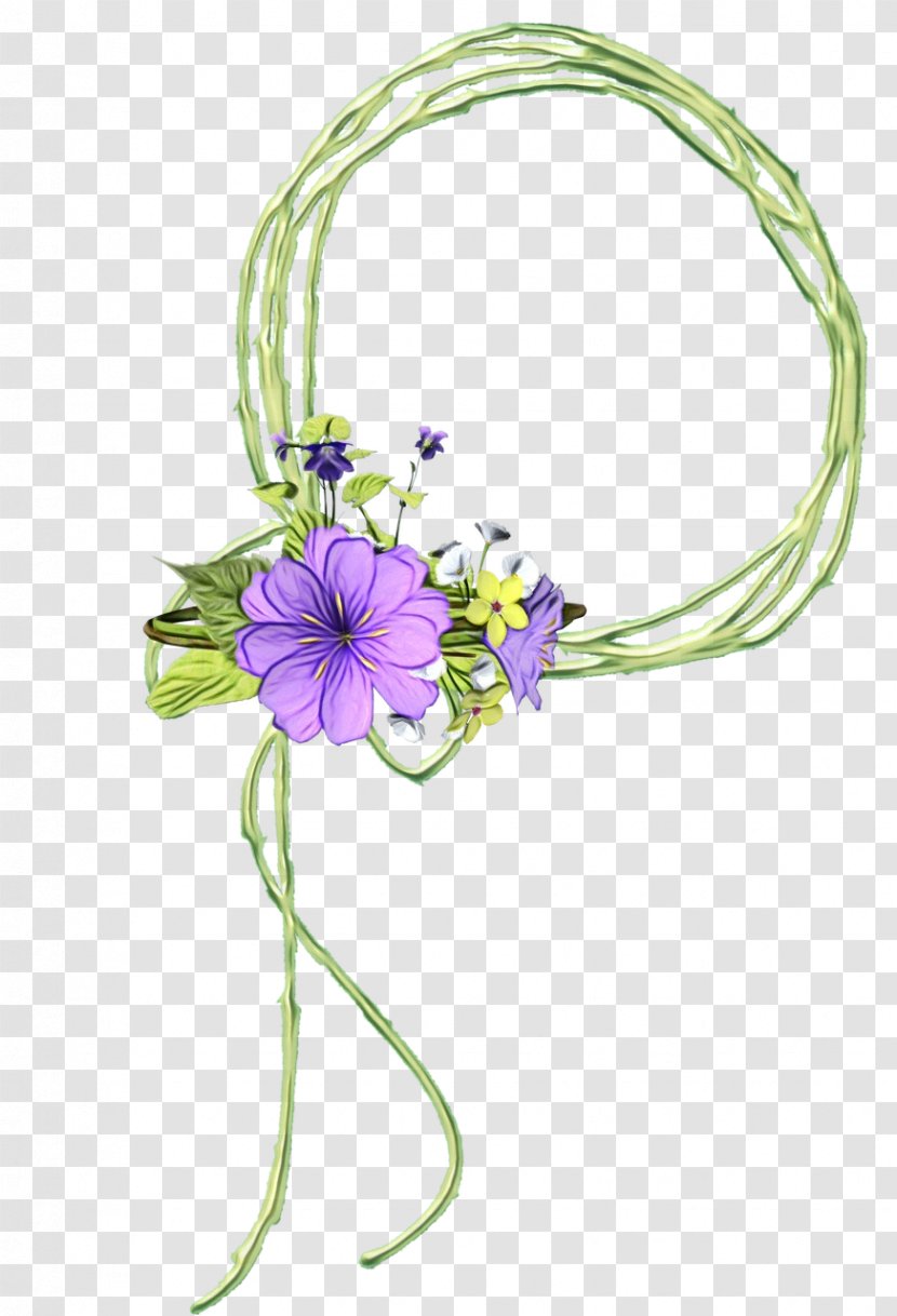 Bouquet Of Flowers Drawing - Purple - Wildflower Violet Family Transparent PNG