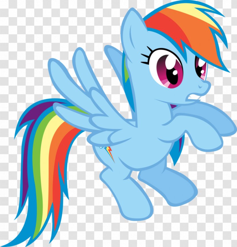 Pony Rainbow Dash - Flower Transparent PNG