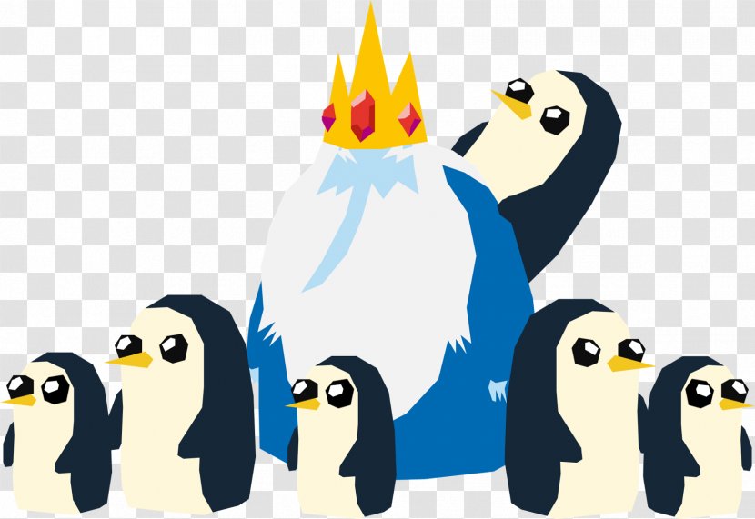 Ice King Penguin Bird - Character - Penguins Transparent PNG