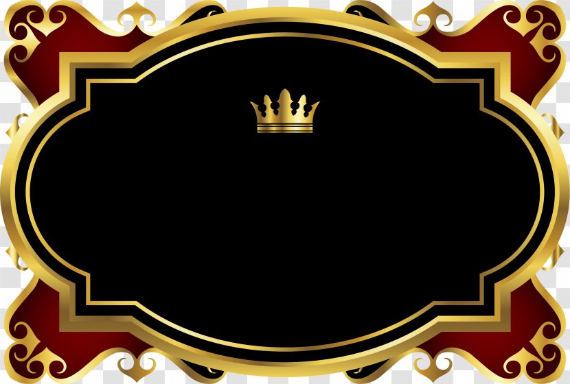 Crown Computer File - Windows 10 - Hand Painted Gold Card Transparent PNG