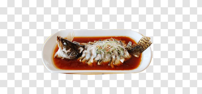 Fish Steaming Cuisine - Recipe - Steamed Grass Carp Transparent PNG