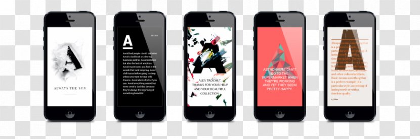 Smartphone Graphic Design Typography - Web - Creative Mobile Phone App Transparent PNG