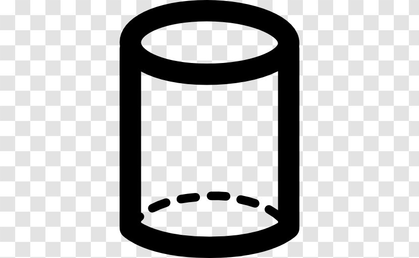 Cylinder Shape - Black Transparent PNG