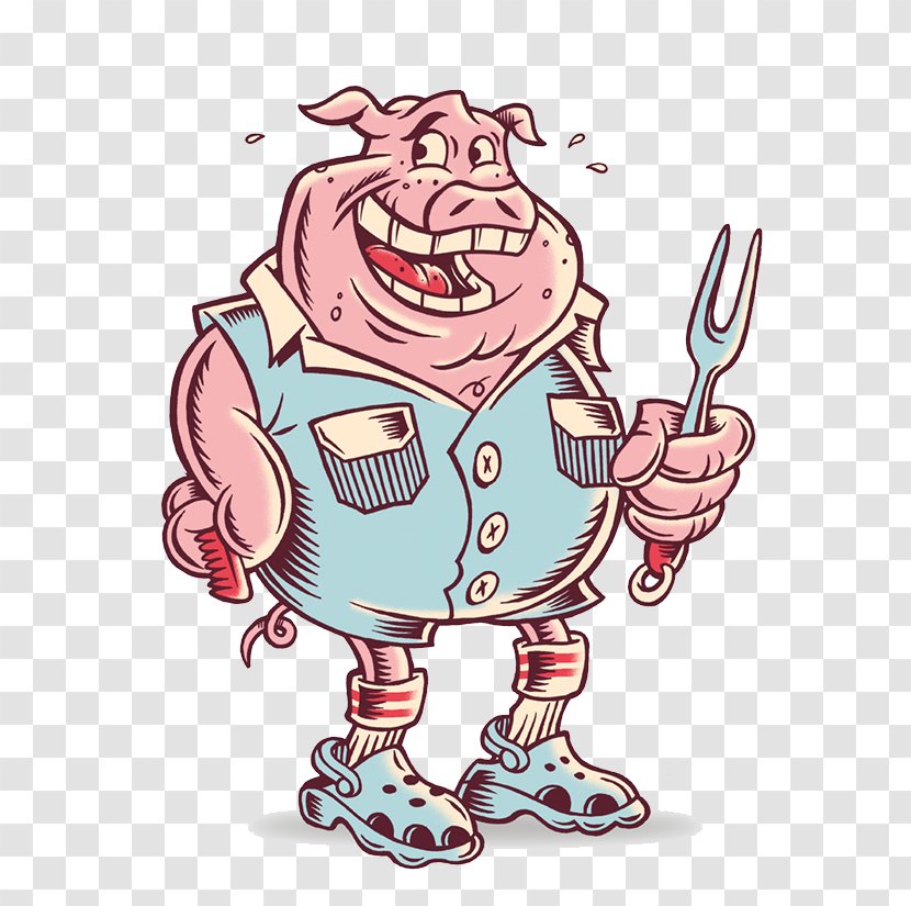 Domestic Pig Illustration - Heart - Dr. Transparent PNG