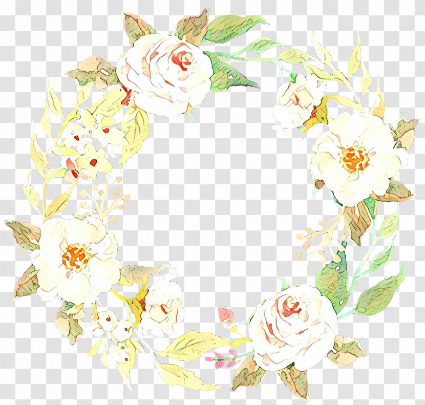 Flowers Background - Flower - Wreath Plant Transparent PNG