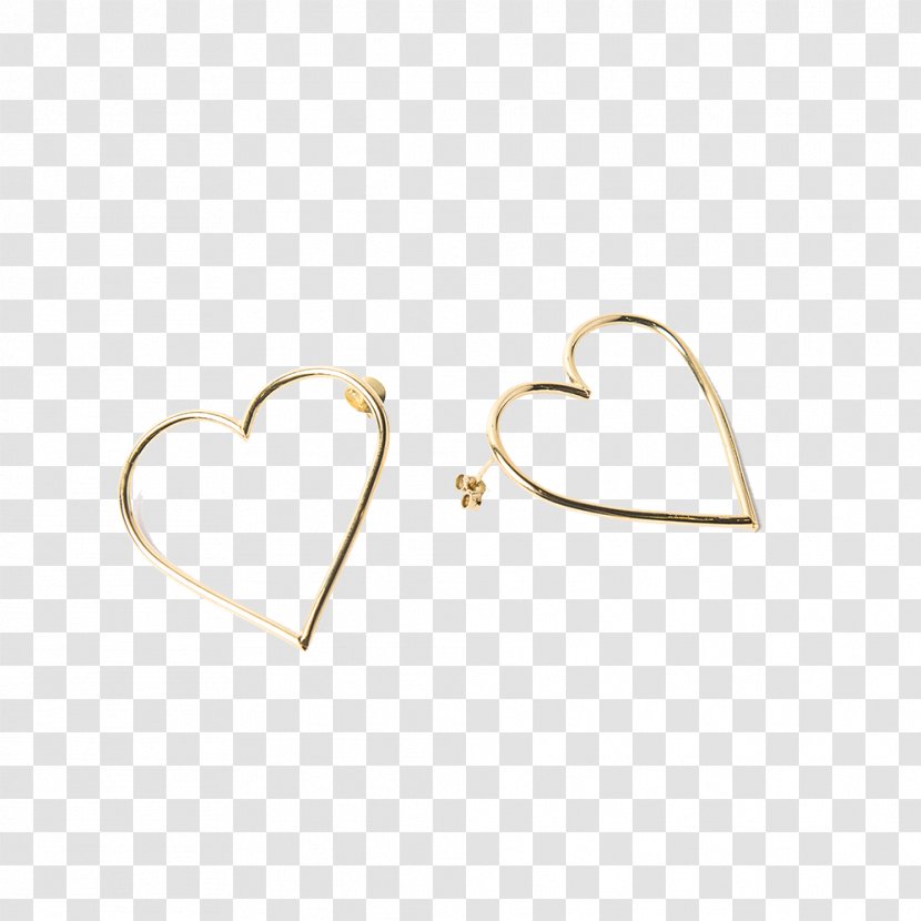 Earring Silver Body Jewellery Product Design - Earrings - Gold Wire Transparent PNG