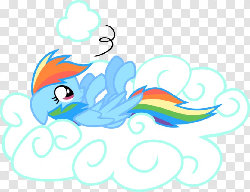 Rainbow Dash Horse Clip Art Pony Illustration - Marine Mammal Transparent PNG