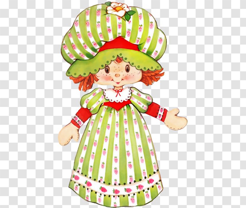 Strawberry Shortcake Doll Angel Cake Food - Greeting Note Cards Transparent PNG