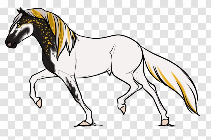 Mustang Stallion Rein Colt Mane - Animal Figure Transparent PNG