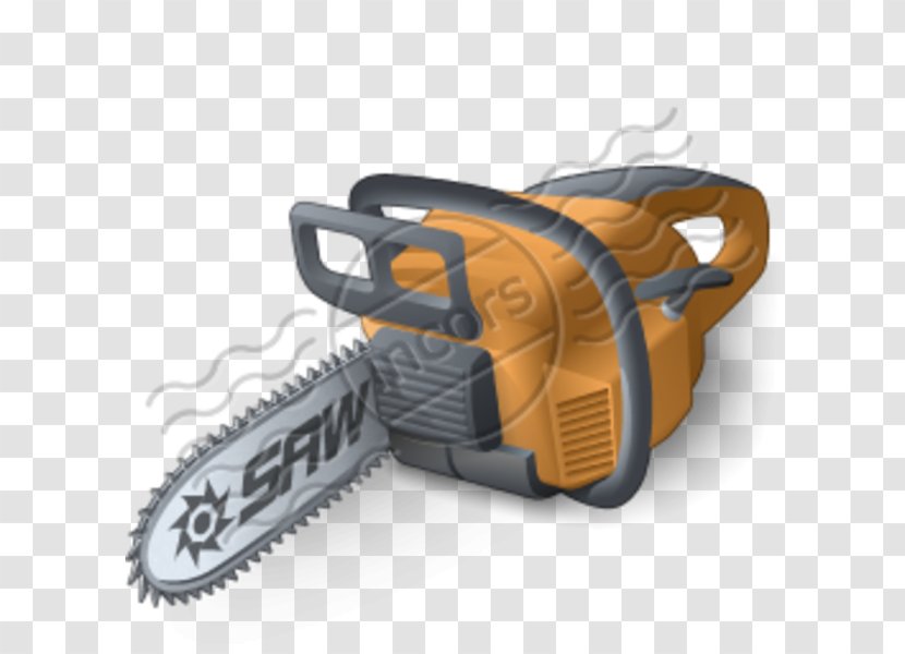 Chainsaw Tree Clip Art - Hardware Transparent PNG