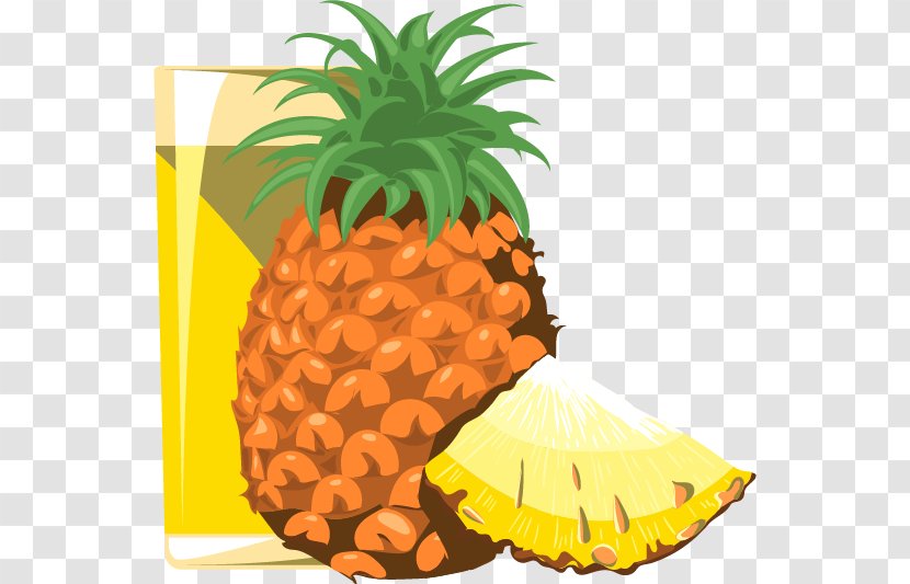 Juice Pineapple Fruit Strawberry - Vector Transparent PNG