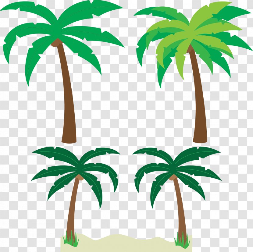 Arecaceae Tree Animation Clip Art - Cartoon - Palm Transparent PNG