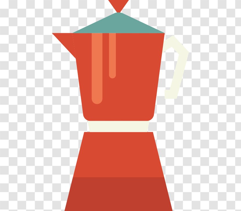 Coffeemaker Cafe - Heart - Vector Coffee Flat Transparent PNG