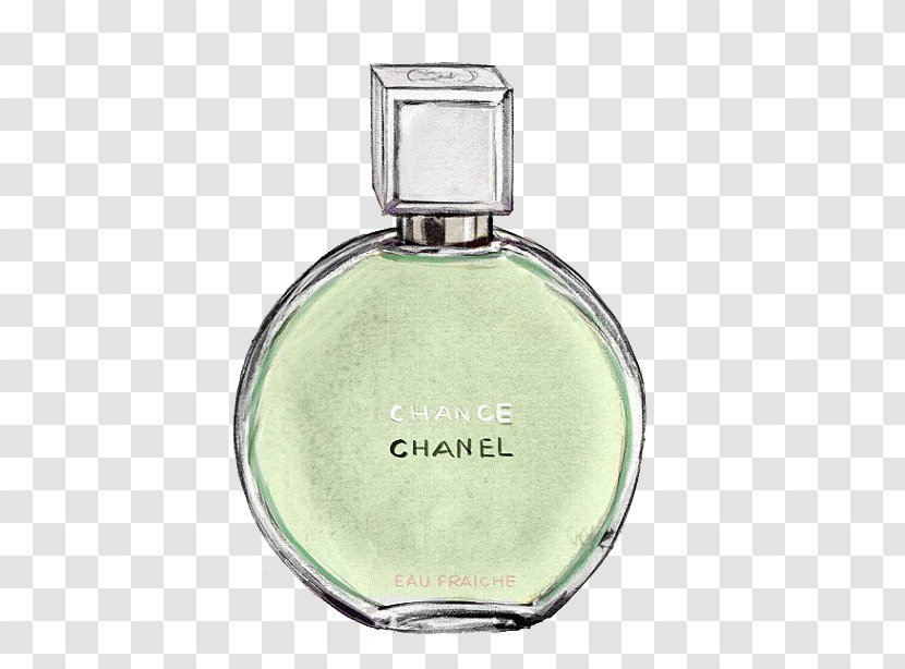 Chanel No. 5 Coco Perfume Clip Art - Haute Couture - Bottle Painted Texture Transparent PNG