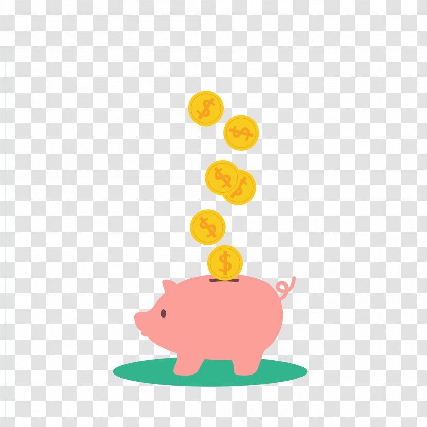 Piggy Bank Money Coin Domestic Pig - Saving Transparent PNG