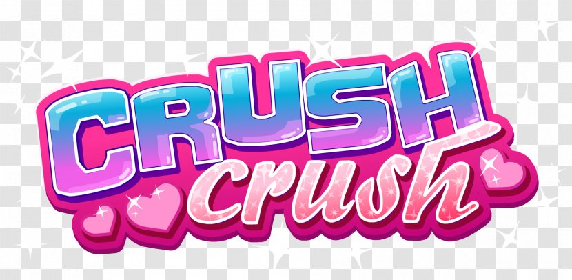 Crush Video Game Dating Sim - Pink - Logo Transparent PNG