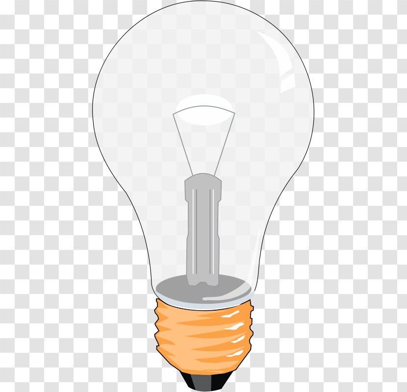 Incandescent Light Bulb Clip Art Electric Vector Graphics - Fluorescent Lamp - Electricity Environment Clipart Transparent PNG