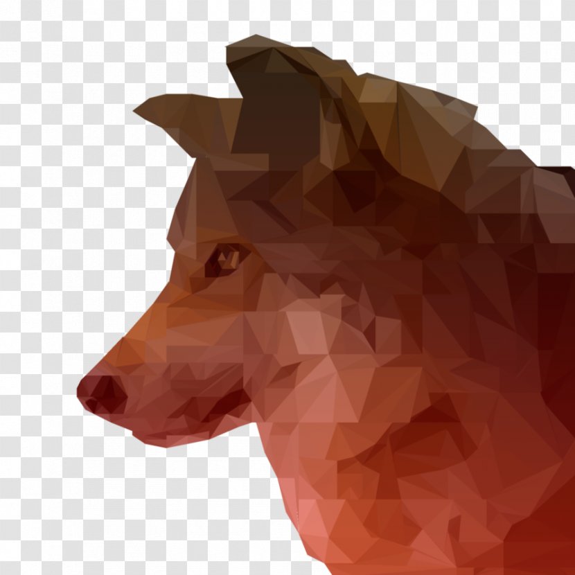 Gray Wolf Low Poly Animal Digital Art Canidae - Deviantart - Polygon Transparent PNG