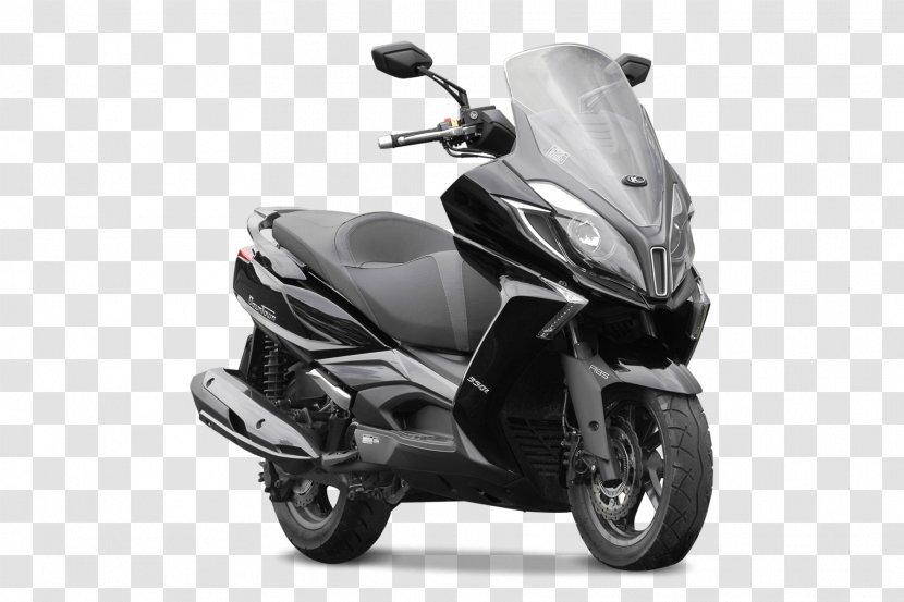 Piaggio Beverly Scooter Motorcycle Liberty - Black And White Transparent PNG