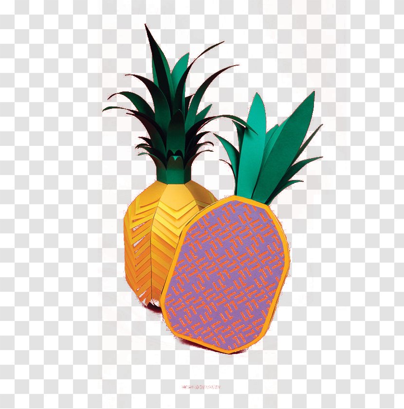Pineapple Fruit Drawing - Flowerpot Transparent PNG