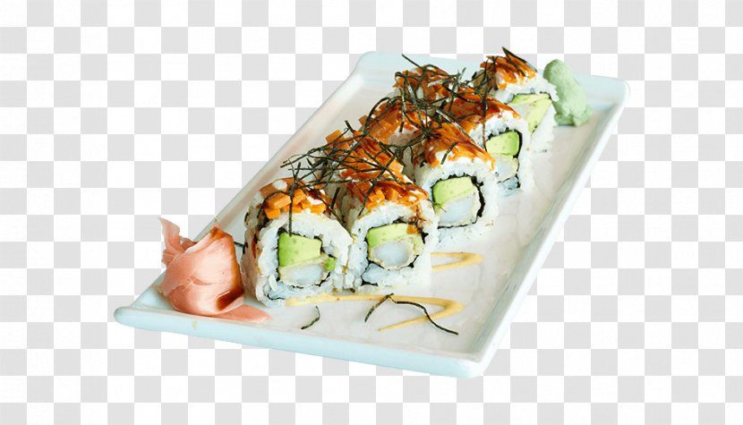 Sushi California Roll Gimbap Japanese Cuisine Tempura - Asian Transparent PNG
