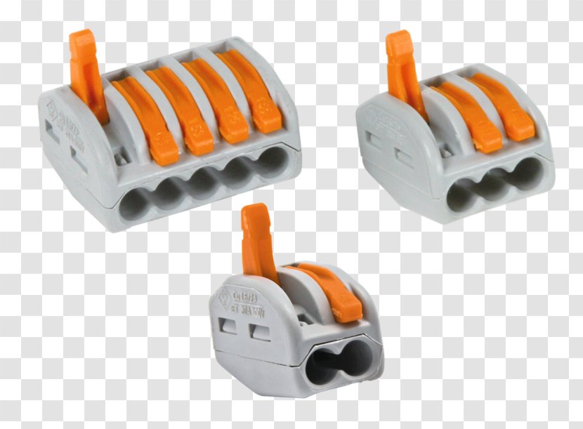 Electrical Connector Cable Wires & Electronics Power - Wago Kontakttechnik - Wire Connectors Transparent PNG