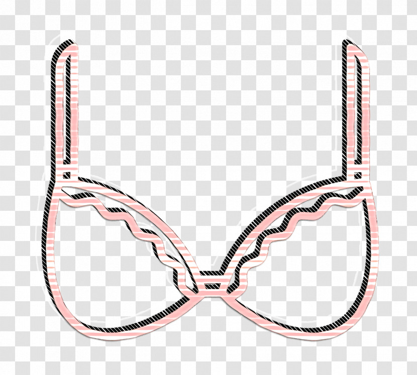 Brassiere Icon Bra Icon Linear Detailed Clothes Icon Transparent PNG