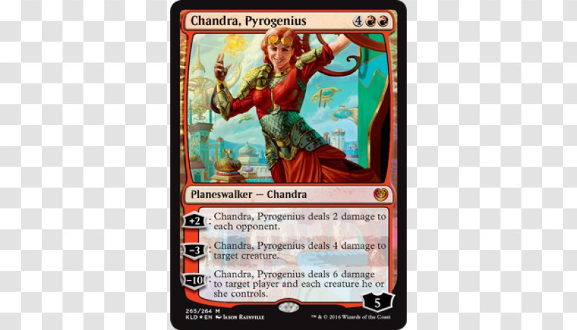 Magic: The Gathering Playing Card Collectible Game Chandra, Pyrogenius Planeswalker - Collectable Trading Cards - Wizards Of Coast Transparent PNG