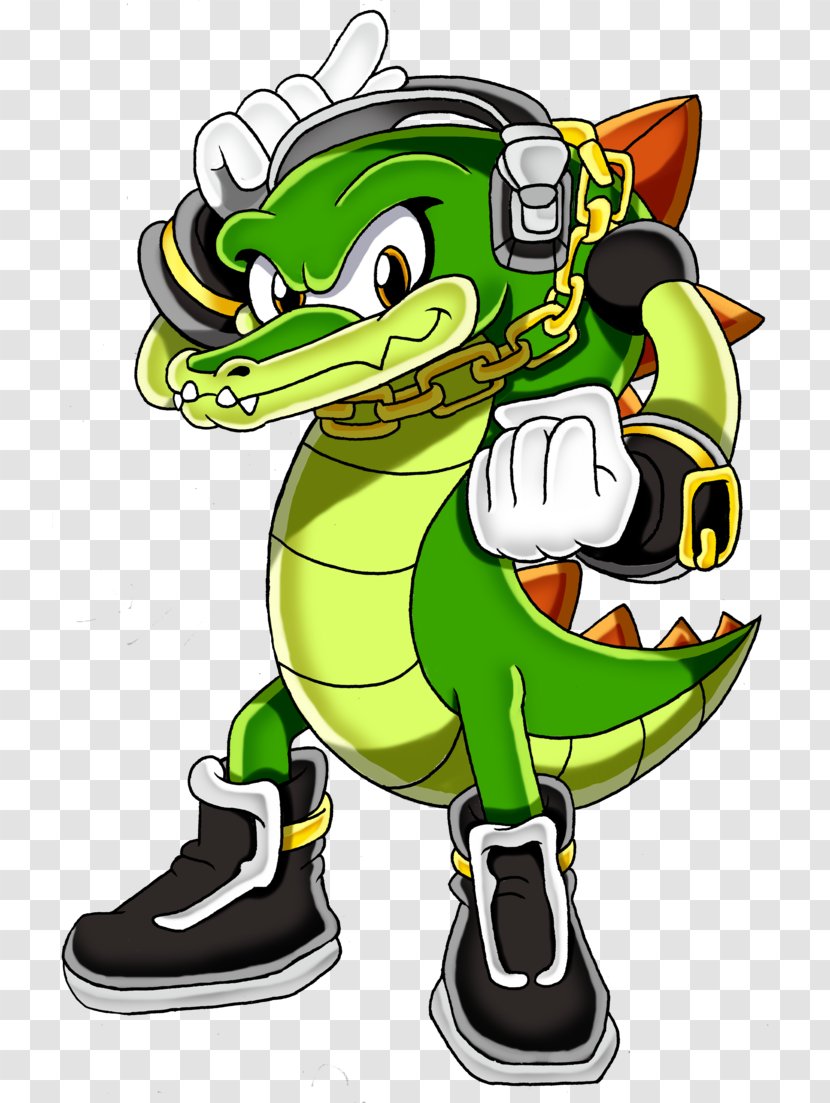 Vector The Crocodile Alligator Knuckles Echidna Sonic Hedgehog - Fiction - Boom Transparent PNG