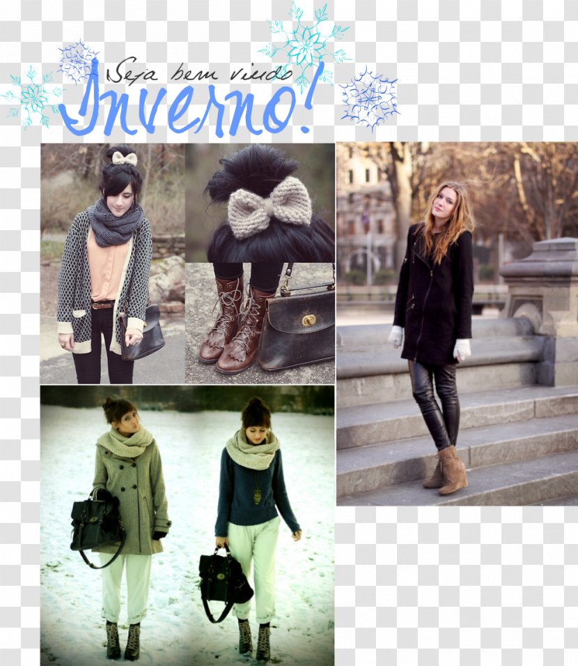 Leggings Collage Winter Neck Wedge Transparent PNG