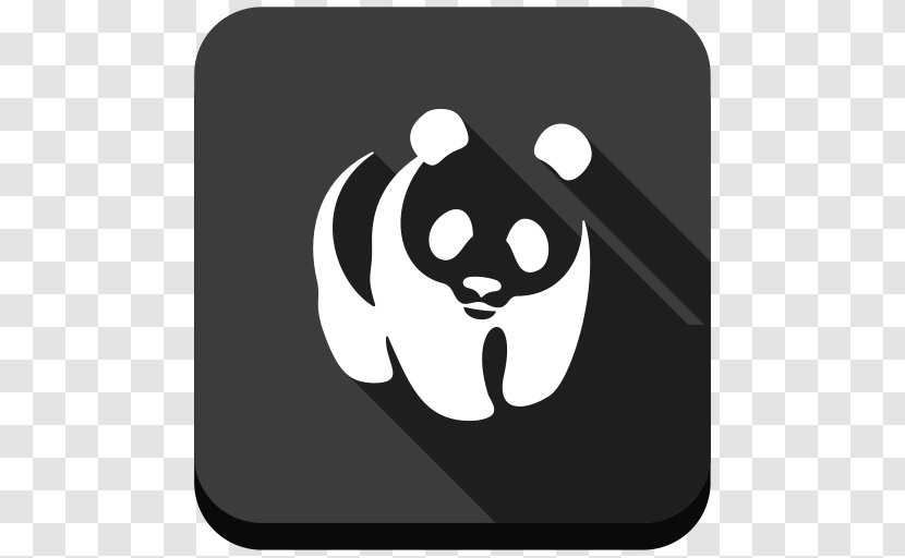 Giant Panda World Wide Fund For Nature Logo T-shirt - Black And White - 2015-09-16 Transparent PNG