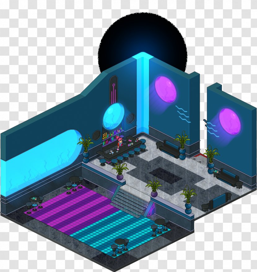Habbo Online Chat Room Sulake Nightclub - Habbolicious - Serve Your Roommate Transparent PNG