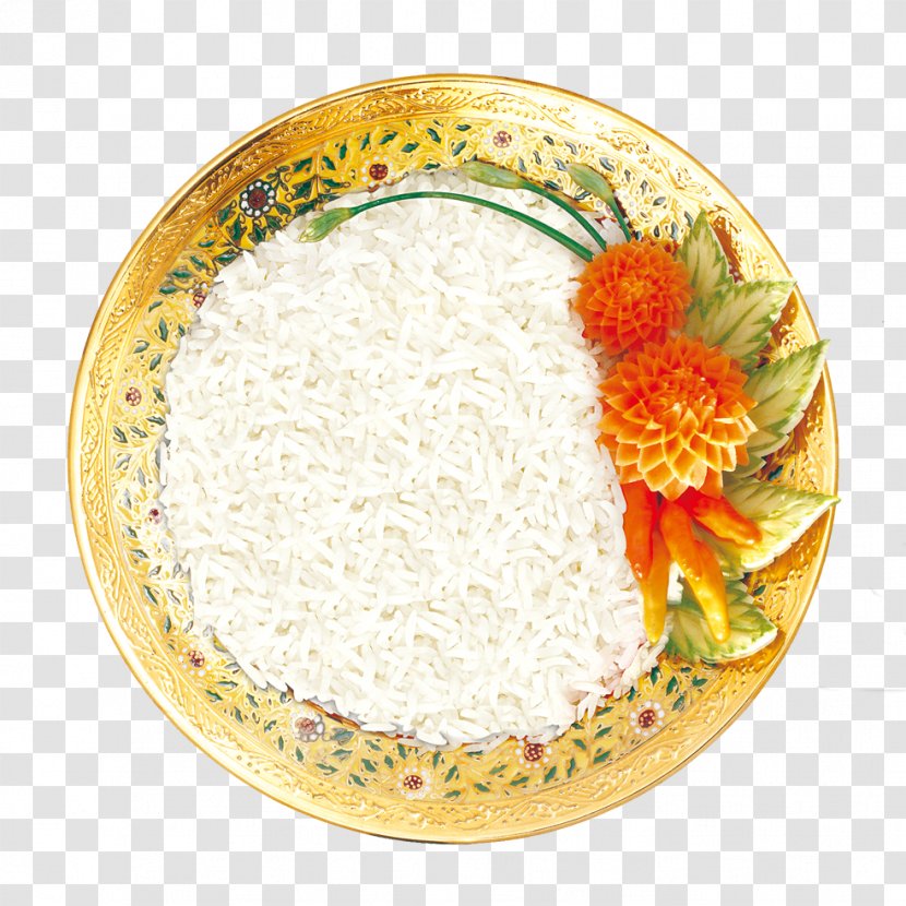 Cooked Rice Bowl White - Staple Food Transparent PNG
