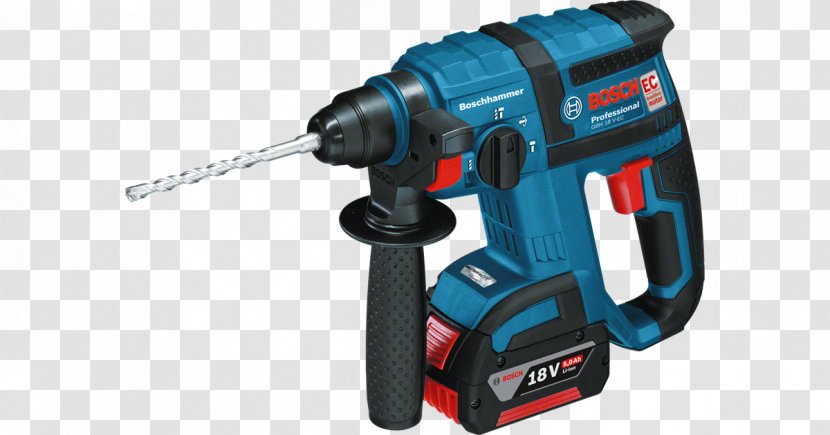 Bosch Gbh 18V-Ec 18V Li-Ion Sds Plus Cordless Rotary Hammer Drill - Impact Driver - Heat Gun Transparent PNG