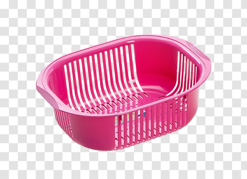 Colander Plastic Bread Pan Sieve Oil - Magenta - Multipurpose Transparent PNG