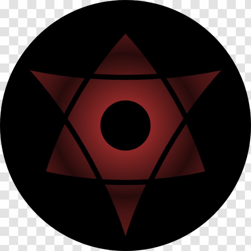 Clan Uchiha Sarada Sharingan Mandala - Silhouette - Frame Transparent PNG